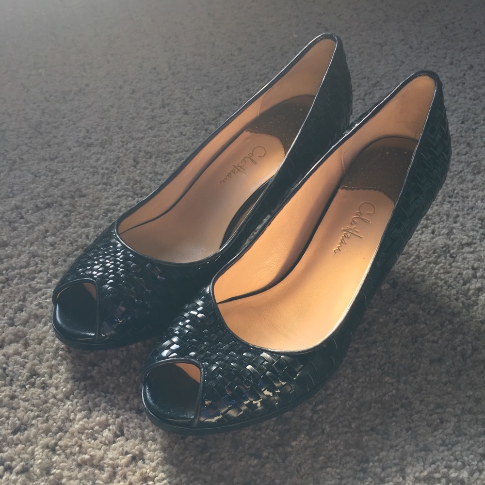 Cole Haan Nike Air peep toe heels